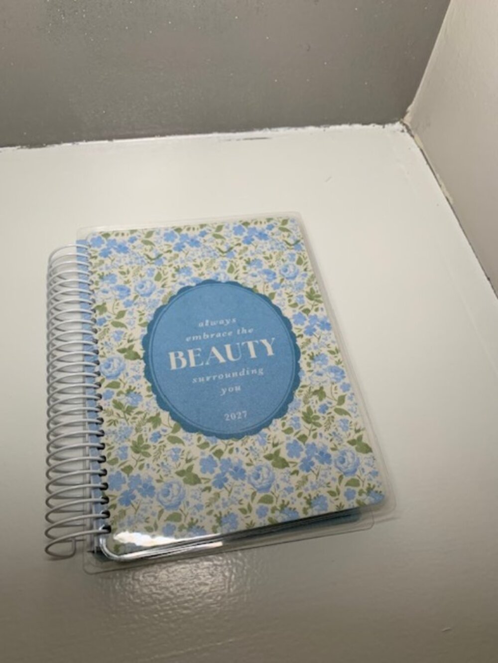 2027 Planner – Blue Floral
